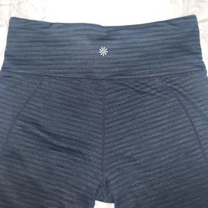 Athleta Cropped Leggings with mesh detailing